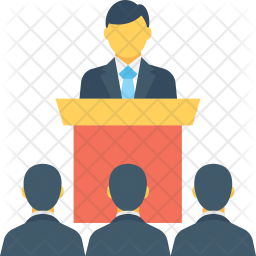 256x256 Speech Icon Of Flat Style