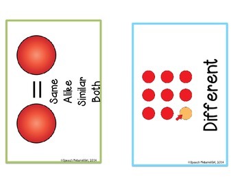 350x275 Speech Therapy Compare Contrast Same Different Venn Icon