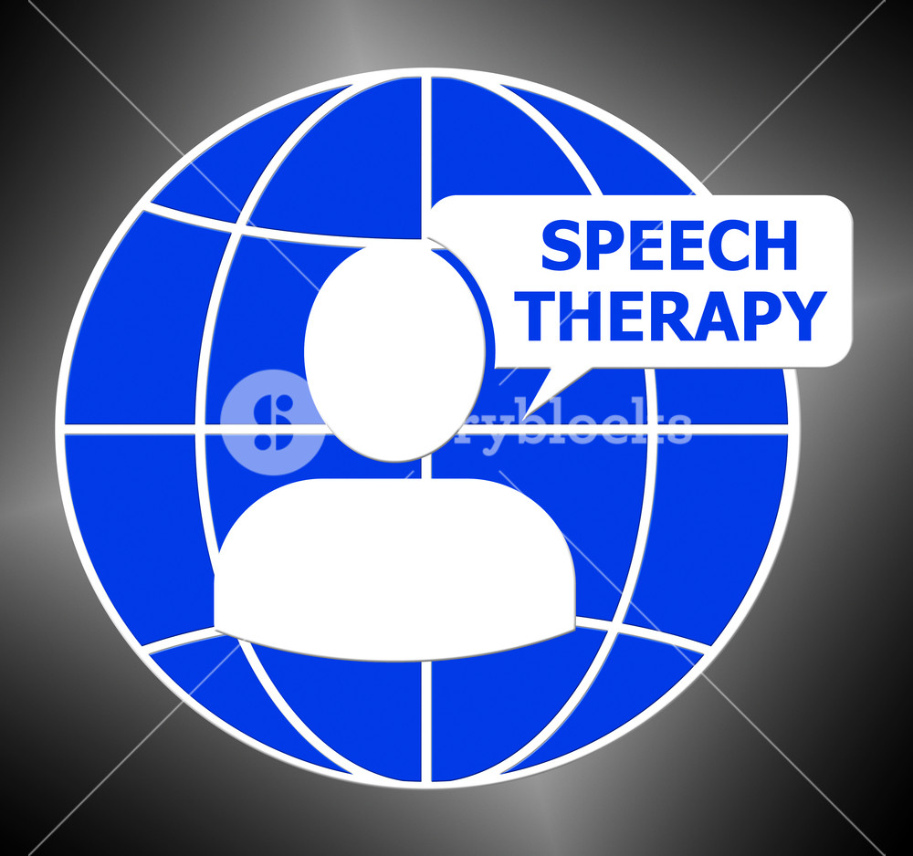 1000x938 Speech Therapy Icon Meaning Rehabilitation Illustration Royalty