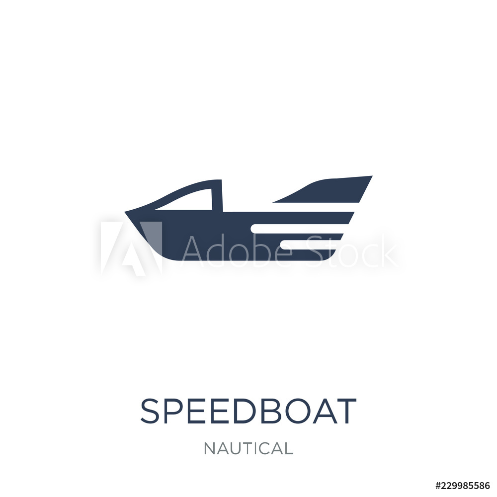 1000x1000 Fotografie, Obraz Speedboat Icon Posters Cz