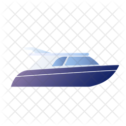 256x256 Speed Boat Icon Of Gradient Style