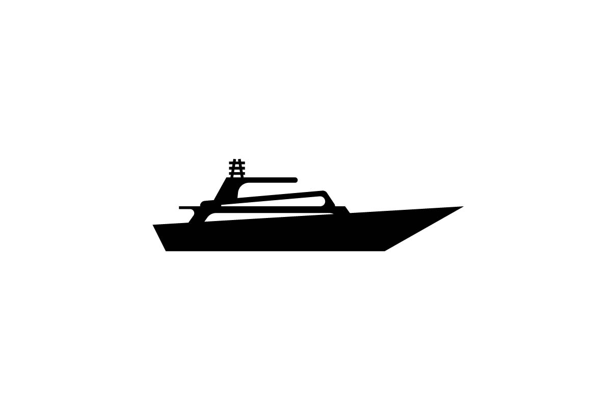 1209x805 Speedboat Icon Vector Graphic