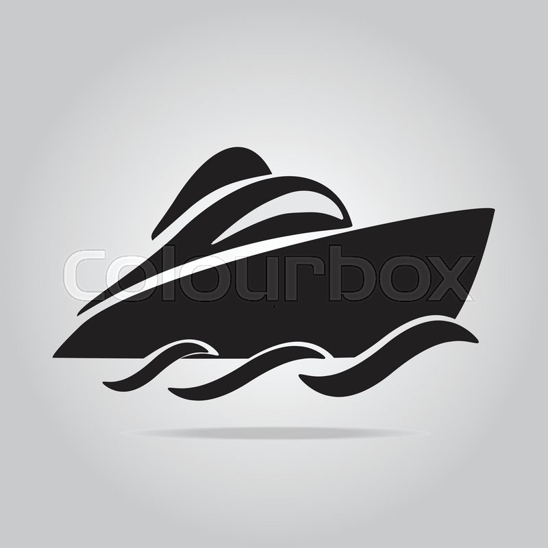 800x800 Speedboat Symbol, Motorboat Icon Stock Vector Colourbox