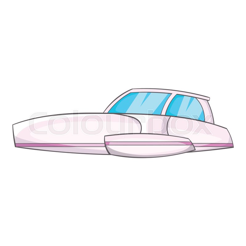 800x800 Motor Boat Icon Cartoon Illustration Stock Vector Colourbox