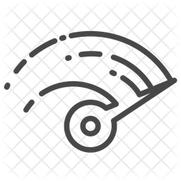 256x256 Internet Speed Icon Of Line Style