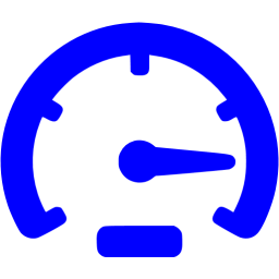 256x256 Blue Speed Icon