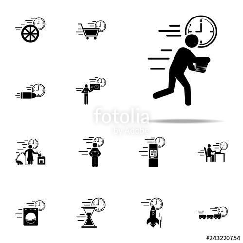 500x500 Student Speed Icon Speed Icons Universal Set For Web And Mobile