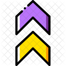 256x256 Double, Up, Arrows, Direction, Path, Way, Mark, Speed Icon