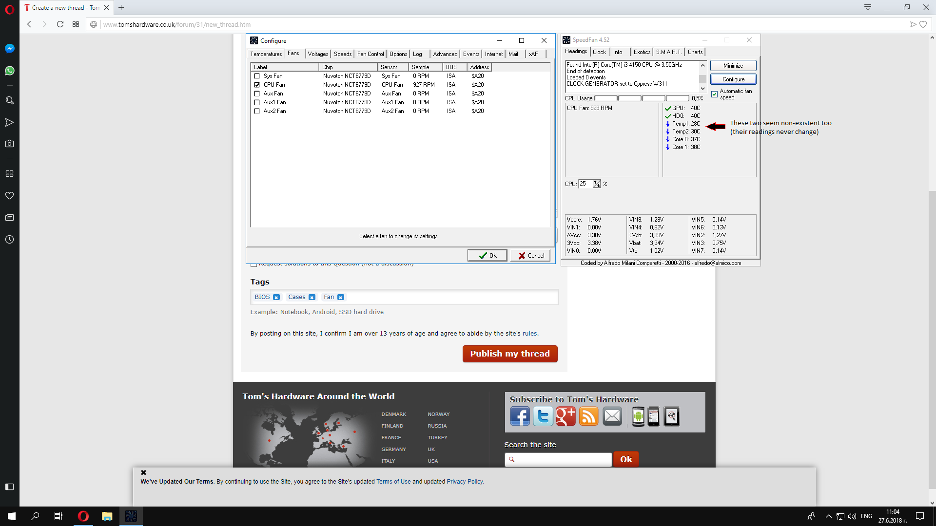 1920x1080 Chassiscase Fan Not Recognized