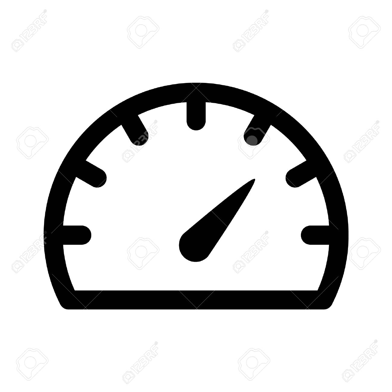 1300x1300 Speedometer Vector Icon