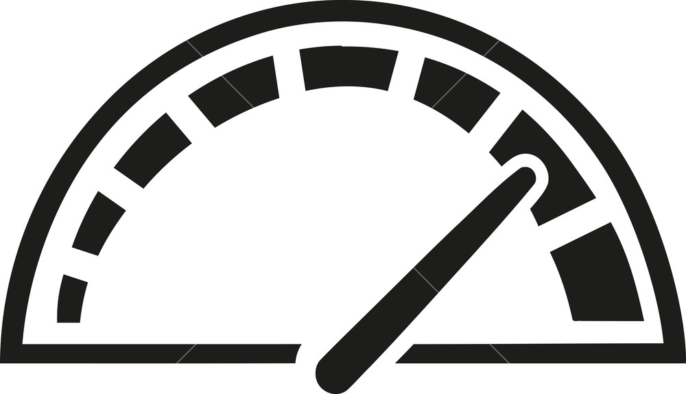 1000x574 Speedometer Icon Speed Royalty Free Stock Image
