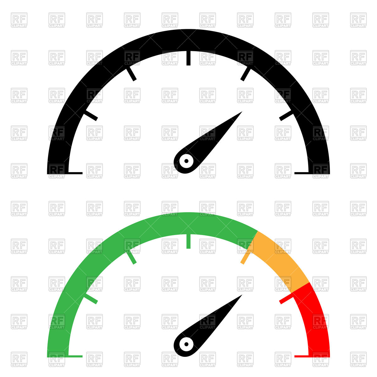 Speedometer Icon Set Vector Image Of Icons And Emblems 1200x1200 Speedometer Icon Set Vector Image Of Icons And Emblems