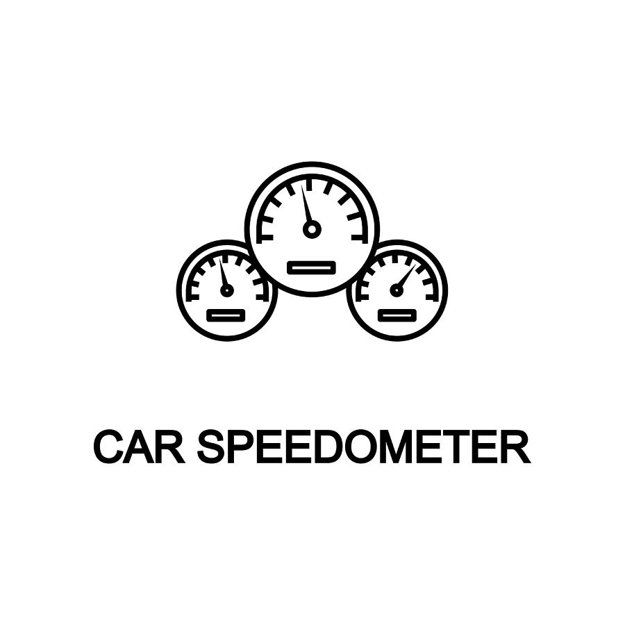 Car Speedometer Icon Element Of Car Repair For Mobile Concept 900x900 Car Speedometer Icon Element Of Car Repair For Mobile Concept