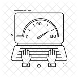 256x256 Speedtest Icon Of Line Style