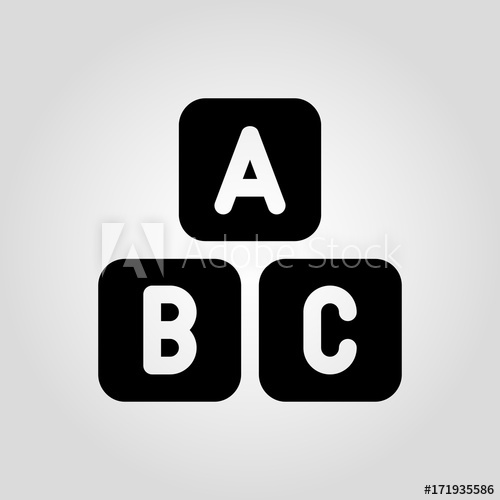 Letter Abc Blocks Vector Icon Correct Spell Check Icon Children 500x500 Letter Abc Blocks Vector Icon Correct Spell Check Icon Children