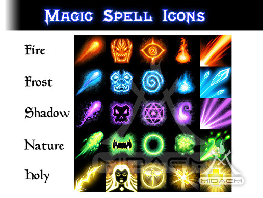 516x389 Magic Spell Icons