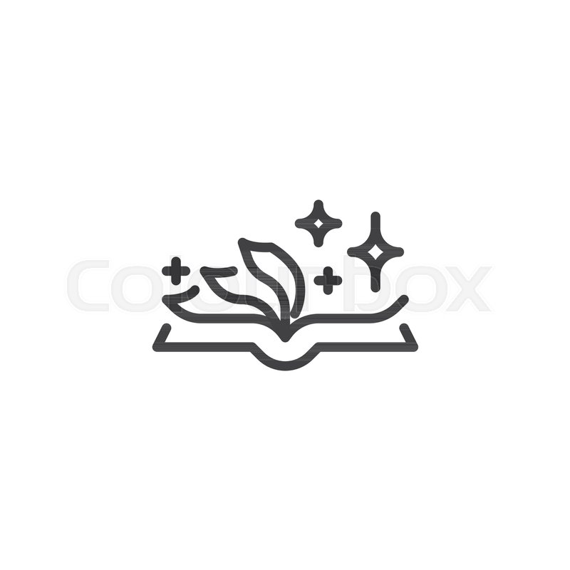 Spell Book Outline Icon Linear Style Stock Vector Colourbox 800x800 Spell Book Outline Icon Linear Style Stock Vector Colourbox