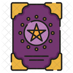 Spellbook Icon Of Colored Outline Style 256x256 Spellbook Icon Of Colored Outline Style