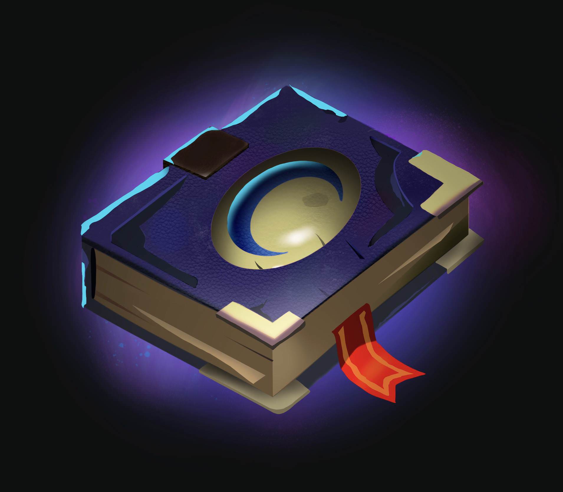Used Procreate For A Tutorial On A Making A Spellbook Game Icon 1910x1668 Used Procreate For A Tutorial On A Making A Spellbook Game Icon