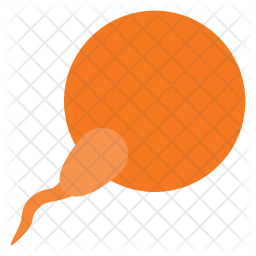 256x256 Sperm Icon Of Flat Style