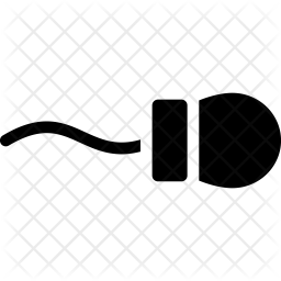 256x256 Sperm Icon Of Glyph Style