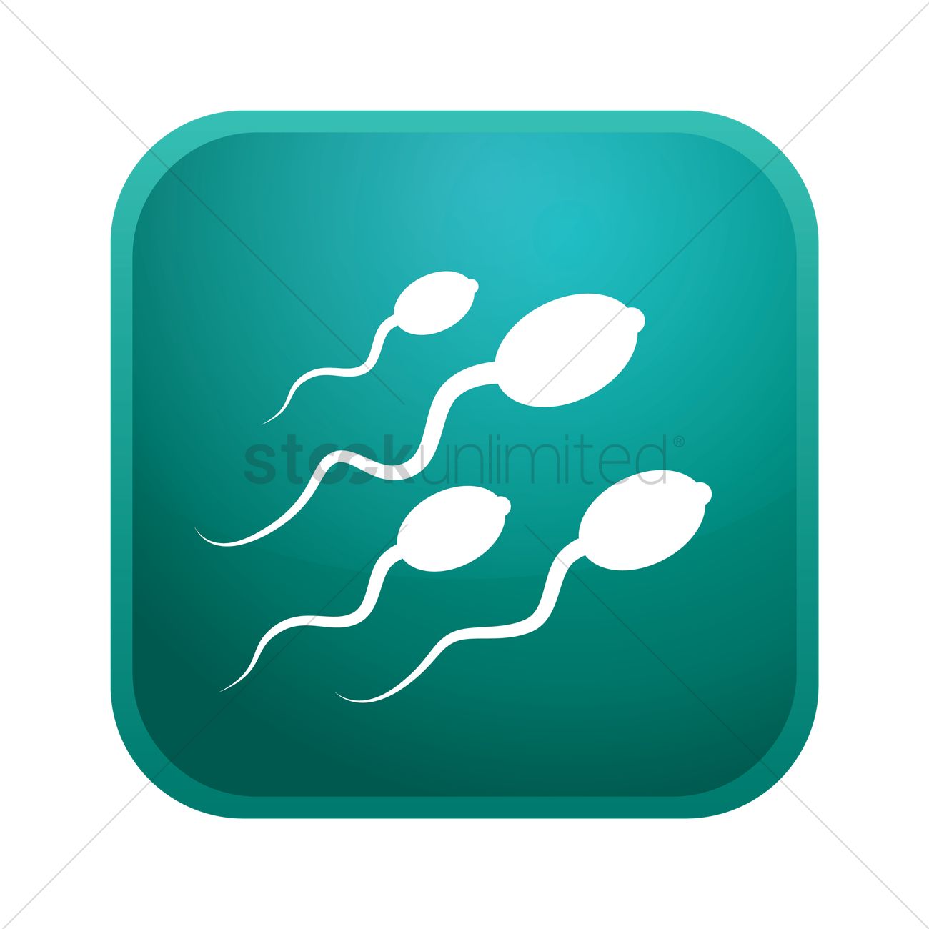 1300x1300 Sperm Icon Vector Image