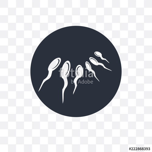 500x500 Sperm Icon Isolated On Transparent Background Simple And Editable