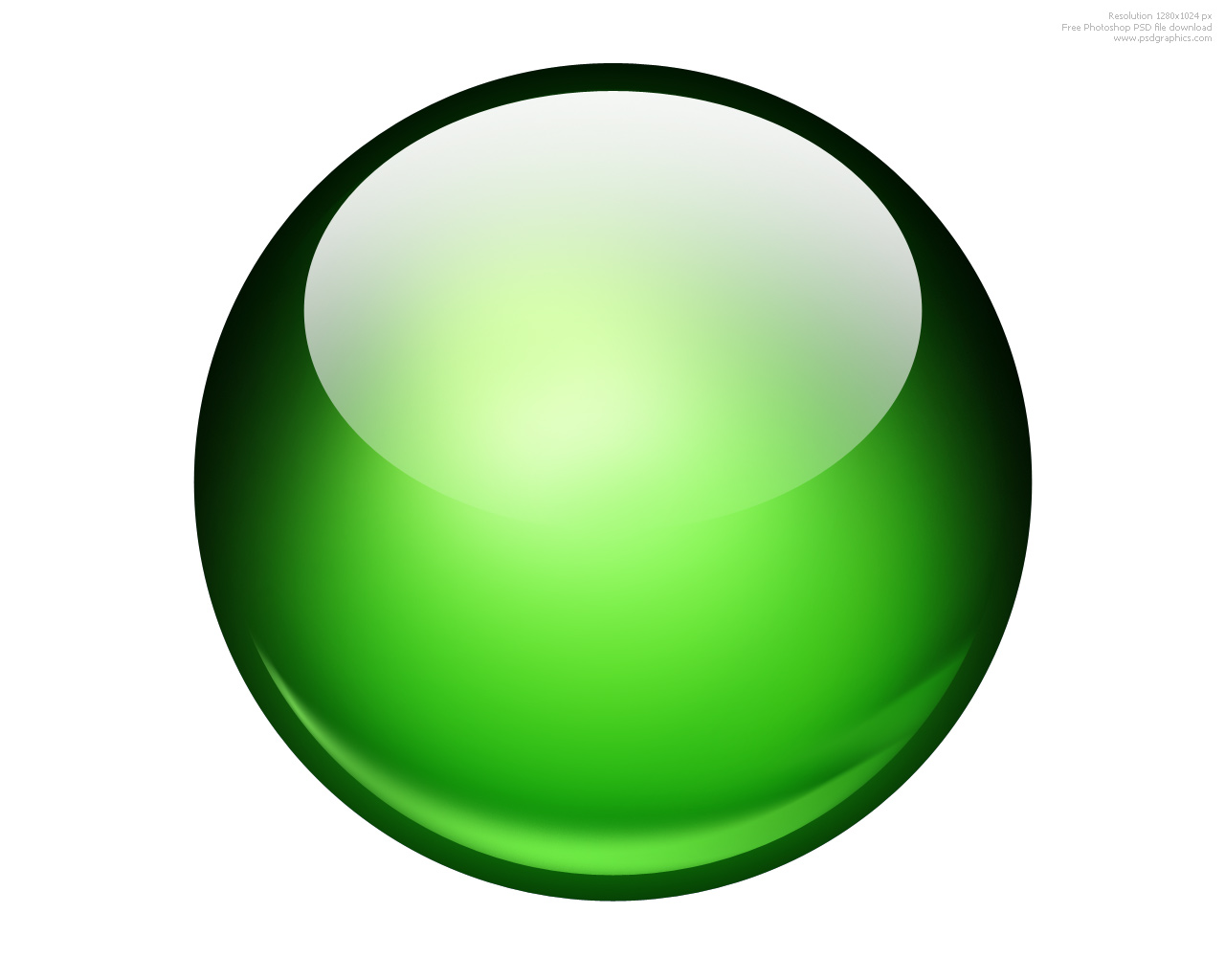 1280x1024 Green Sphere Icon Images