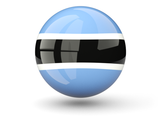 640x480 Sphere Icon Illustration Of Flag Of Botswana