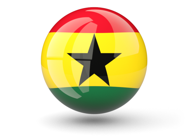 640x480 Sphere Icon Illustration Of Flag Of Ghana