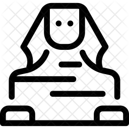 256x256 Sphinx Icon Of Line Style