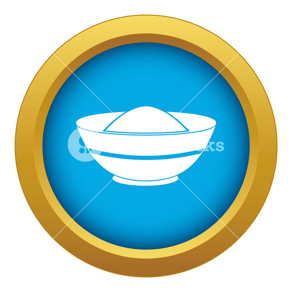 1000x1000 Indian Spicy Icon Blue Vector Isolated On White Background For Any