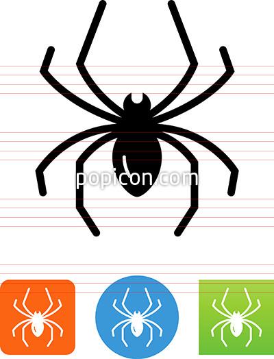 400x524 Vector Spider Icon