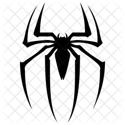 256x256 Spiderman Icon Of Glyph Style