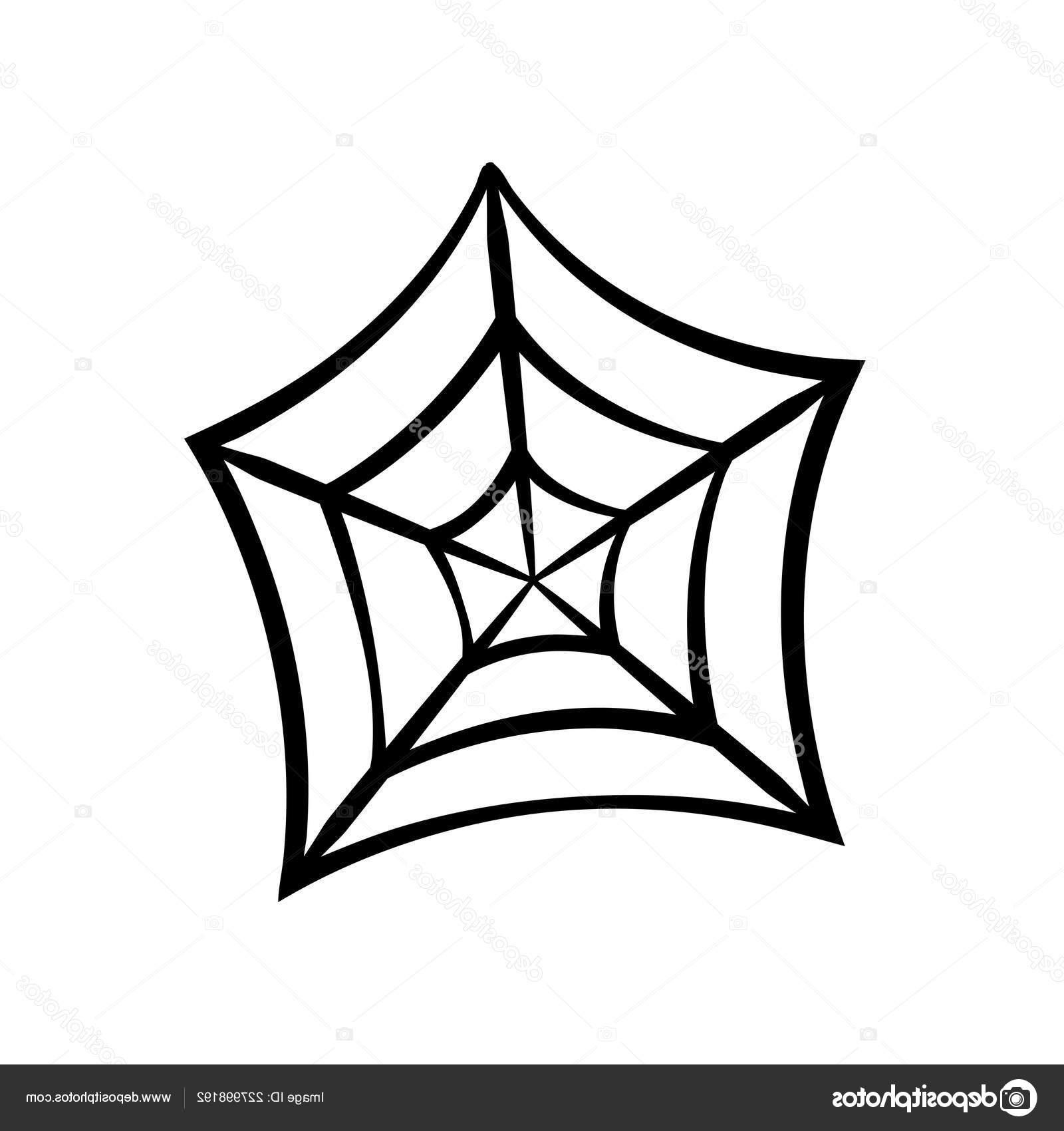1600x1700 Hd Stock Illustration Spider Web Icon Cobweb Vector Free