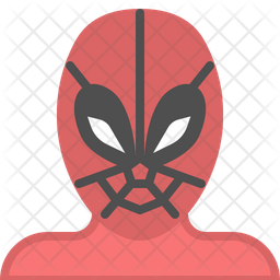 256x256 Spiderman Icon Of Flat Style