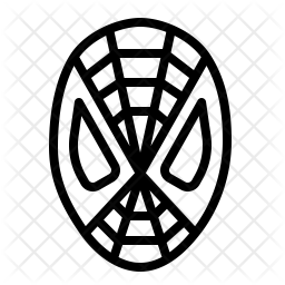 256x256 Spiderman Icon Of Line Style
