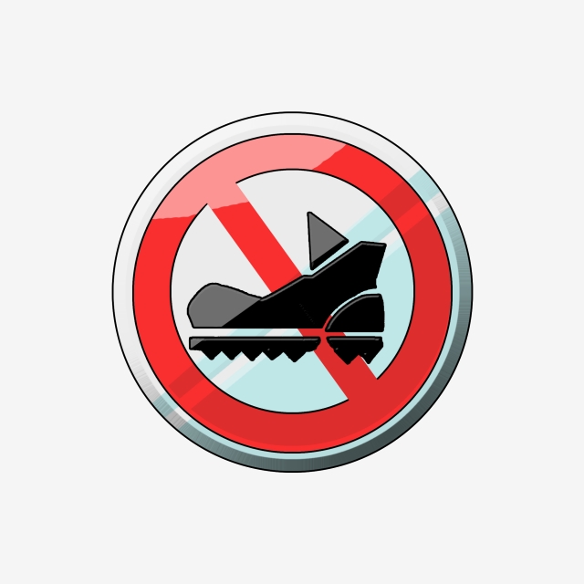 640x640 No Wearing Spikes Icon, Spike Icon, Wear Spikes, Warning Png
