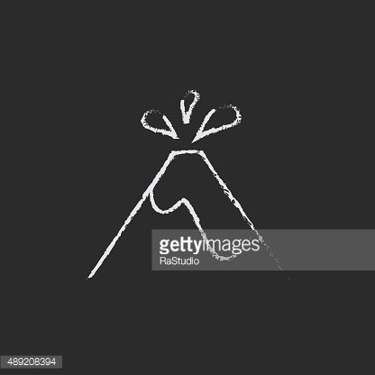 416x416 Oil Spill Icon Drawn In Chalk Premium Clipart