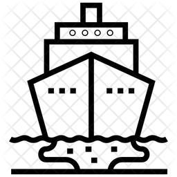 256x256 Ship Oil Spill Icon Of Line Style