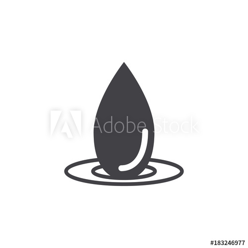 500x500 Black Oil Drop And Spill Icon