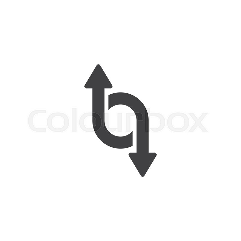 800x800 Spin Arrows Vector Icon Filled Flat Stock Vector Colourbox