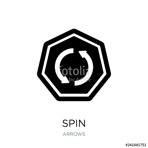 500x500 Spn Vector On White Background, Spin Trendy Filled Icons F