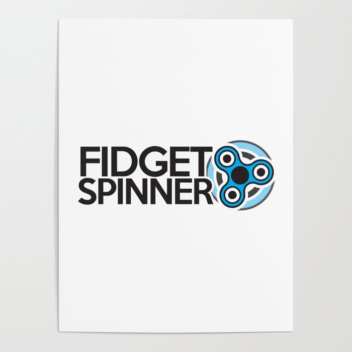700x700 Fidget Spinner Icon Poster