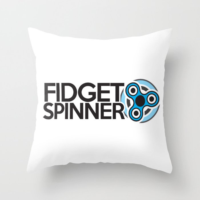 700x700 Fidget Spinner Icon Throw Pillow