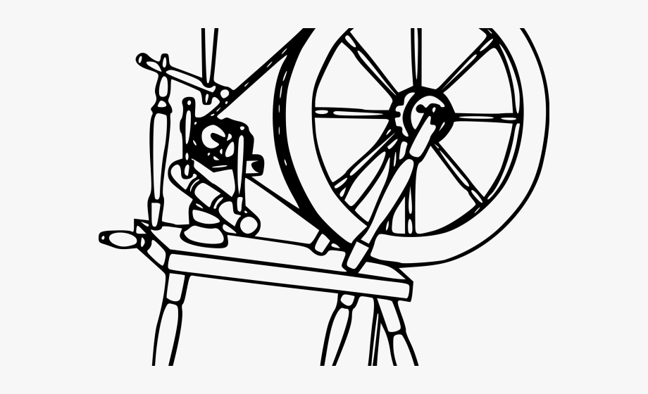 920x560 Spinning Wheel Clipart Black And White