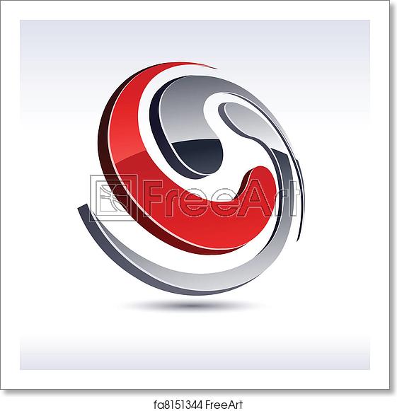 561x581 Free Art Print Of Abstract Spiral Icon Abstract Modern