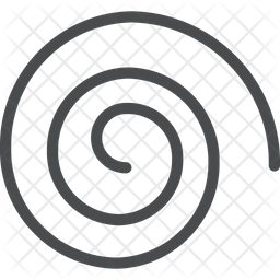 256x256 Spiral Icon Of Line Style