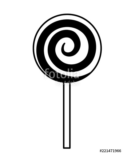400x500 Sweet Round Lollipop Spiral Icon Stock Image And Royalty Free