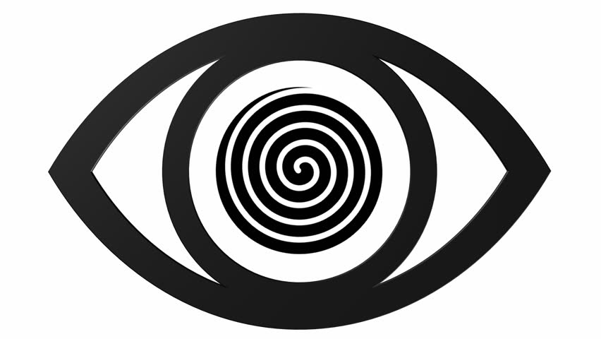 852x480 Eye Icon Animation In Black Stock Footage Video